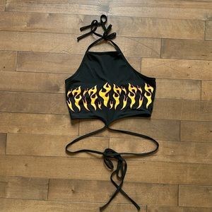 Flame halter